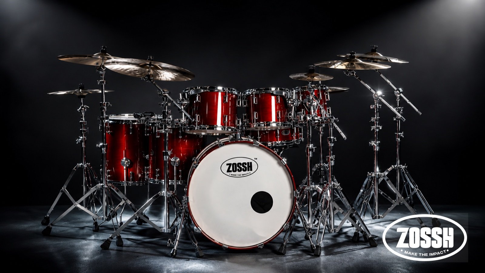 ZOSSH branded drum render